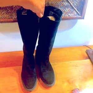 Aquatalia Black Suede Boots